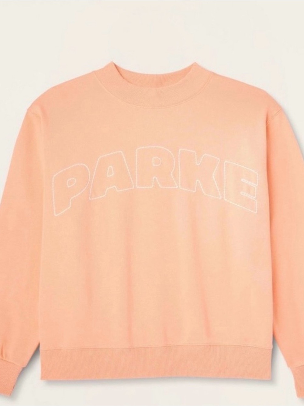 Parke Peach Crewneck Sweatshirt